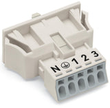 WAGO Gerätebuchse 5p ger Snap/schraub Serie 890 890-725 Federzug 400V 13A hfr