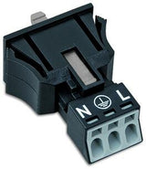 WAGO Gerätestecker 3p ger Snap/schraub Serie 890 890-713 Federzug 250V 16A hfr