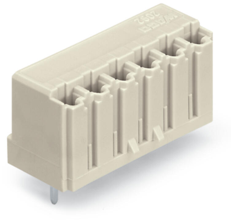 WAGO Platinenstecker Stift 6p lgr 1re Serie 2092 2092-1306/200-000 5mm zinn