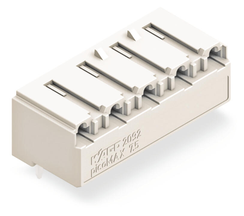 WAGO Platinenstecker Stift 5p lgr 1re Serie 2092 2092-3325 7,5mm zinn Löt