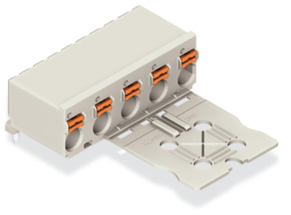 WAGO Platinenstecker Stift 5p lgr 1re Serie 2092 2092-3355 7,5mm zinn Löt