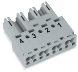 WAGO Steckverbinder Gebäude Stecker 4p Serie 770 770-254 Federzug 400V 25A