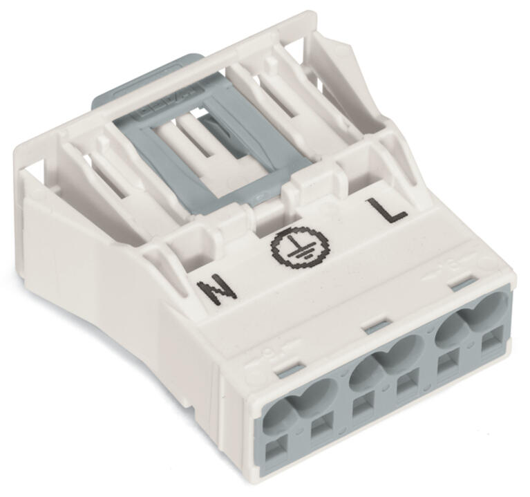 WAGO Gerätestecker 3p ger Einb/steck 25A Serie 770 770-733/007-000 Federzug 250V
