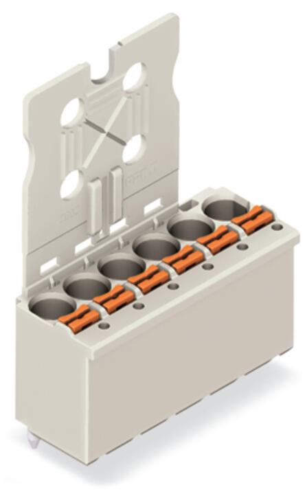 WAGO Platinenstecker Stift 6p lgr 1re Serie 2092 2092-1156 5mm zinn Löt