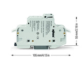 WAGO Sicherungs-Reihenklemme 16qmm Serie 811 811-316 G-Sich_10,3x38mm