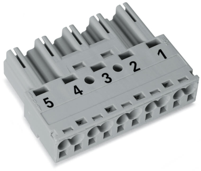 WAGO Steckverbinder Gebäude Stecker 5p Serie 770 770-255/062-000 Federzug 400V