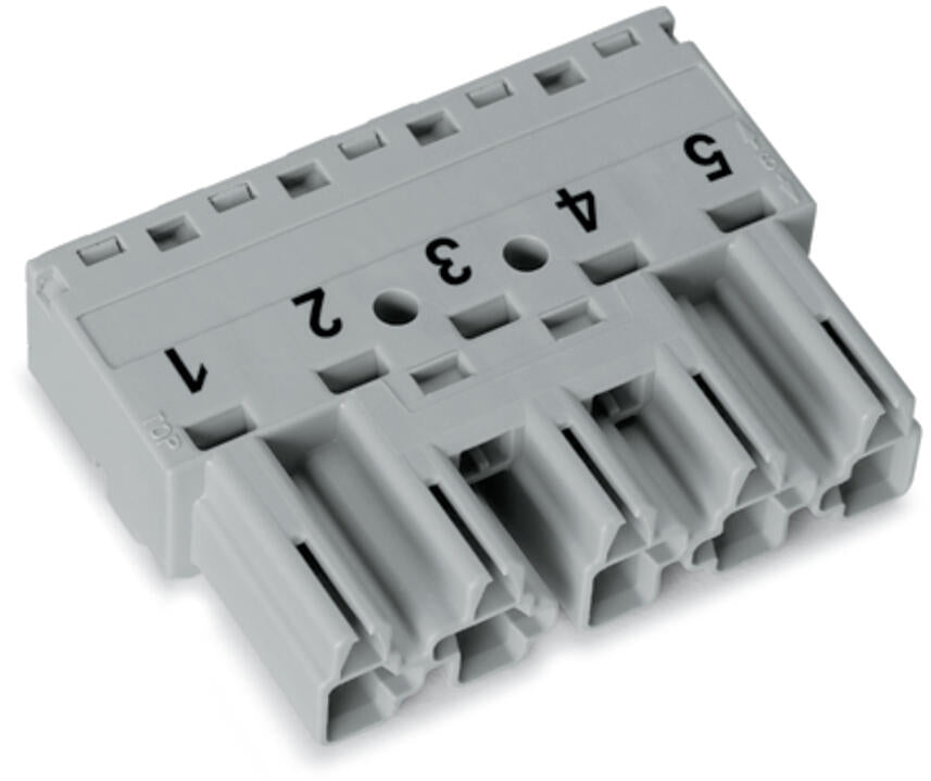 WAGO Steckverbinder Gebäude Stecker 5p Serie 770 770-255 Federzug 400V 25A