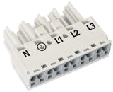 WAGO Steckverbinder Gebäude Buchse 5p Serie 770 770-225 Federzug 400V 25A