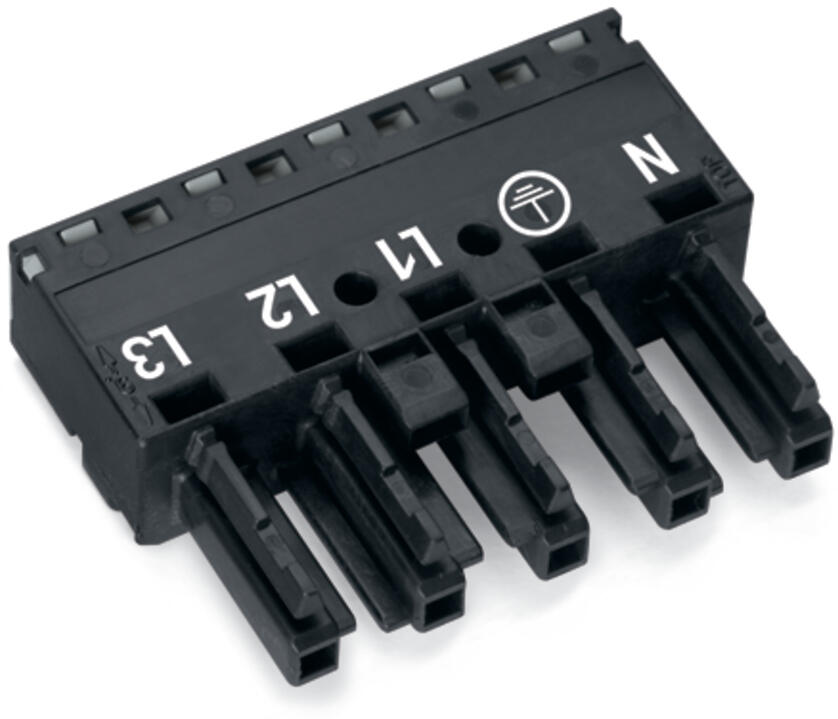 WAGO Steckverbinder Gebäude Buchse 5p Serie 770 770-205 Federzug 400V 25A