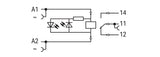 WAGO Schaltrelais 230V/AC 1W IP20 Serie 788 788-544 15x73x86mm Federzug