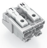WAGO Klemmleiste 0,5-2,5qmm 24A 2p 20mm Serie 294 294-5012 Thermopl ws Federzug