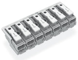 WAGO Klemmleiste 0,5-2,5qmm 24A 7p 70mm Serie 294 294-4007 Thermopl ws Federzug