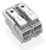 WAGO Klemmleiste 0,5-2,5qmm 24A 2p 20mm Serie 294 294-4002 Thermopl ws Federzug