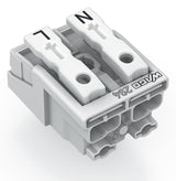 WAGO Klemmleiste 0,5-2,5qmm 24A 2p 20mm Serie 294 294-4012 Thermopl ws Federzug