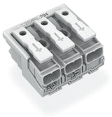 WAGO Klemmleiste 0,5-2,5qmm 24A 3p 30mm Serie 294 294-5003 Thermopl ws Federzug