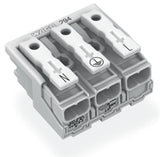 WAGO Klemmleiste 0,5-2,5qmm 24A 3p 30mm Serie 294 294-4013 Thermopl ws Federzug
