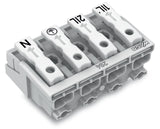 WAGO Klemmleiste 0,5-2,5qmm 24A 4p 40mm Serie 294 294-5024 Thermopl ws Federzug