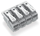 WAGO Klemmleiste 0,5-2,5qmm 24A 4p 40mm Serie 294 294-4024 Thermopl ws Federzug