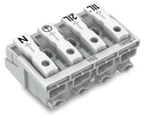 WAGO Klemmleiste 0,5-2,5qmm 24A 4p 40mm Serie 294 294-4024 Thermopl ws Federzug