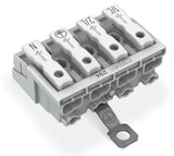 WAGO Klemmleiste 0,5-2,5qmm 24A 4p 40mm Serie 294 294-5424 Thermopl ws Federzug