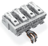 WAGO Klemmleiste 0,5-2,5qmm 24A 4p 40mm Serie 294 294-5224 Thermopl ws Federzug