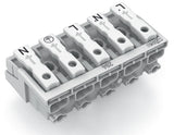 WAGO Klemmleiste 0,5-2,5qmm 24A 5p 50mm Serie 294 294-5025 Thermopl ws Federzug