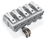 WAGO Klemmleiste 0,5-2,5qmm 24A 5p 50mm Serie 294 294-5225 Thermopl ws Federzug