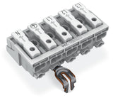 WAGO Klemmleiste 0,5-2,5qmm 24A 5p 50mm Serie 294 294-5215 Thermopl ws Federzug