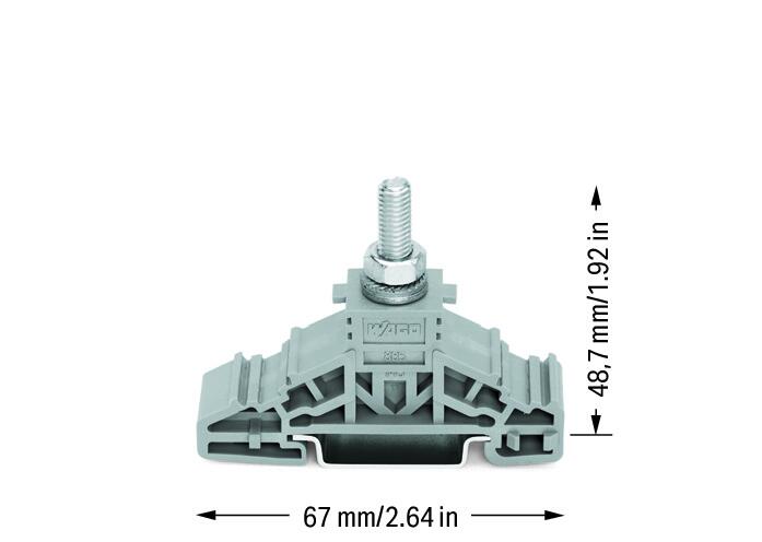 WAGO Reihenklemme 1Etage 1kl gr 125A Serie 885 885-106 TS35