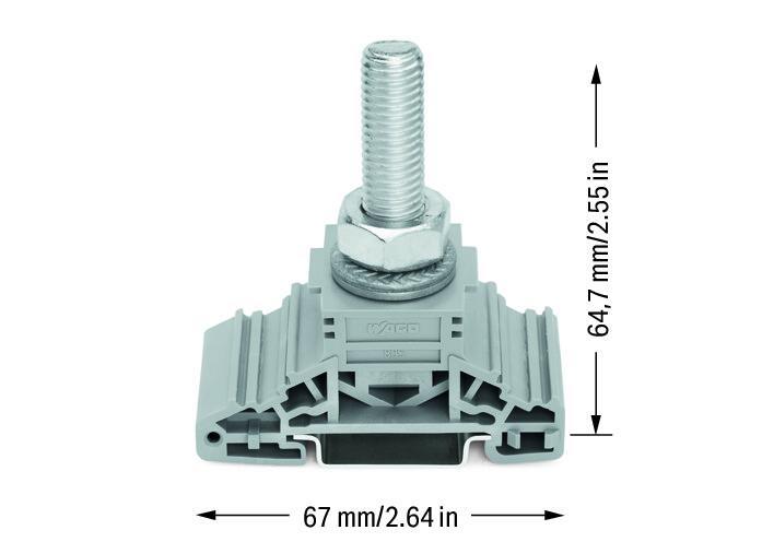 WAGO Reihenklemme 1Etage 1kl gr 269A Serie 885 885-112 TS35