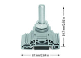 WAGO Reihenklemme 1Etage 1kl gr 269A Serie 885 885-112 TS35