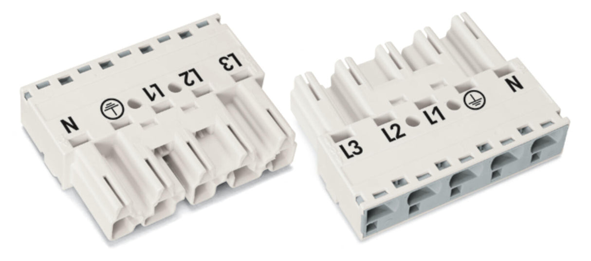 WAGO Steckverbinder Gebäude Stecker 5p Serie 770 770-435 Federzug 400V 25A