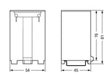 WAGO Schublade Kst 76x54x45mm Serie 709 709-591