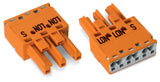WAGO Steckverbinder Gebäude Buchse 3p Serie 770 770-1343 Federzug 250V 25A