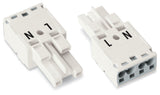 WAGO Steckverbinder Gebäude Buchse 2p Serie 770 770-222 Federzug 250V 25A