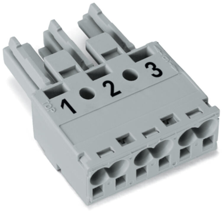 WAGO Steckverbinder Gebäude Buchse 3p Serie 770 770-243/062-000 Federzug 250V