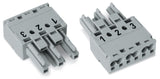 WAGO Steckverbinder Gebäude Buchse 3p Serie 770 770-243 Federzug 250V 25A