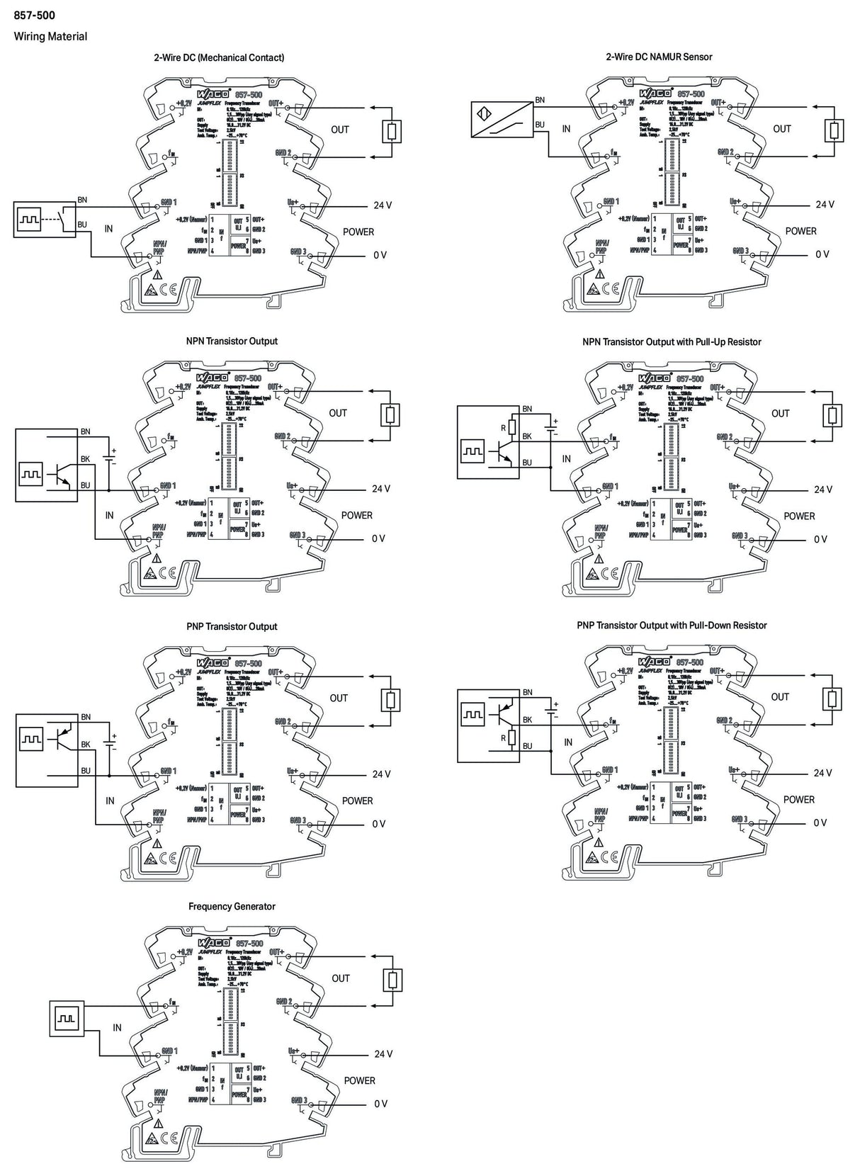 WAGO Trennverstärker 16,8-31,2V 1Kan Serie 857 857-500 Galv.Trenn NT