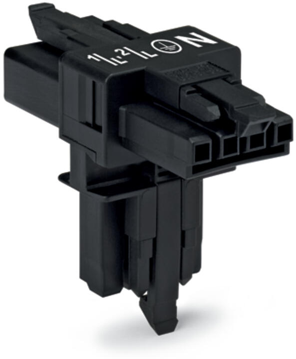 WAGO T-Verteiler PA 4Eing 4p 8Ausg 400V Serie 890 890-627 16A IP20 hfr