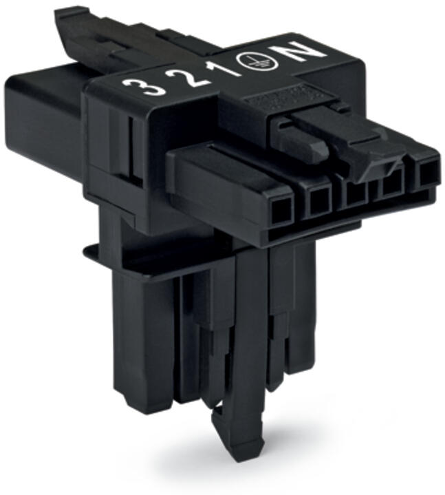 WAGO T-Verteiler PA 5Eing 5p 10Ausg 400V Serie 890 890-622 16A IP20 hfr