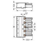 WAGO Steckverbinder Gebäude Buchse 5p Serie 770 770-205 Federzug 400V 25A