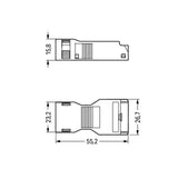 WAGO Zugentlastung Serie 890 890-505