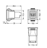 WAGO Gerätestecker 2p ger Snap/schraub Serie 893 893-2012 Federzug 50V 3A hfr