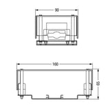 WAGO Flachleitungsadapter 5p 0-16qmm 57A Serie 895 895-1051 750V Einspeisung