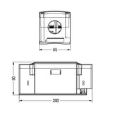 WAGO Flachleitungsadapter 5p 0-16qmm 76A Serie 895 895-1651 690V sw Einspeisung