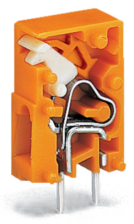 WAGO Printklemme 1f 1re or RM=5,08 Serie 741 741-911 Federzug/Löt