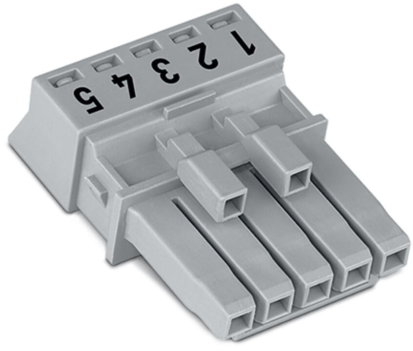 WAGO Steckverbinder Gebäude Buchse 5p Serie 890 890-245 Federzug 400V 16A