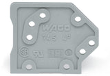 WAGO Abschlussplatte rastb gr Serie 745 745-100