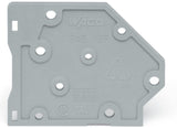 WAGO Abschlussplatte rastb gr Serie 745 745-500