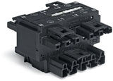 WAGO Drehstromverteiler PA 5Eing 5p 400V Serie 770 770-640 17Ausg 25A IP20 hfr
